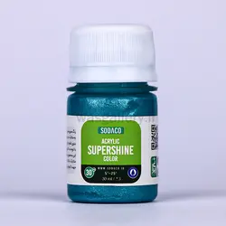 اکریلیک سوپرشاین30 میل فیروزه‌ای 