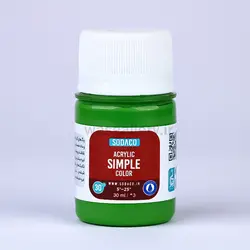 اکریلیک ساده 30 میل سبز روشن 