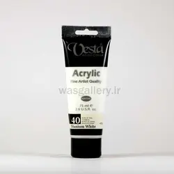 اکریلیک تیوب 75 میل سفید