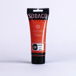 اکریلیک تیوب 75 میل نارنجی 