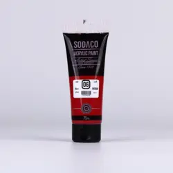 اکریلیک تیوب 75 میل قرمز 