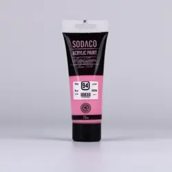 اکریلیک تیوب 75 میل صورتی 