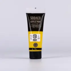 اکریلیک تیوب 75 میل زرد کروم