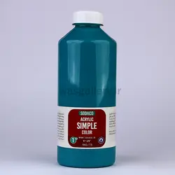 اکریلیک ساده کیلو فیروزه ای سیر 