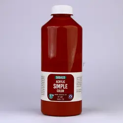 اکریلیک ساده کیلو قرمز سیر 