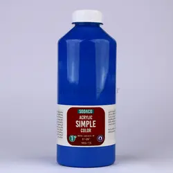 اکریلیک ساده کیلو آبی سرولین