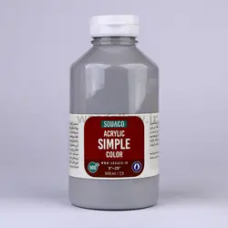 اکریلیک ساده 500 میل طوسی 