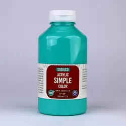 اکریلیک ساده 500 میل ویردین 