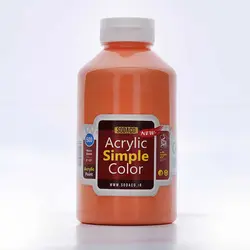 اکریلیک ساده 500 میل مرجانی 