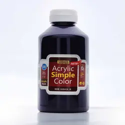 اکریلیک ساده 500 میل بنفش سیر 