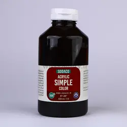 اکریلیک ساده 500 میل مشکی 