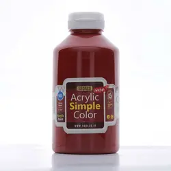 اکریلیک ساده 500 میل زرشکی 