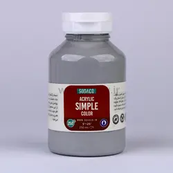 اکریلیک ساده 250 میل طوسی 