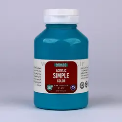 اکریلیک ساده 250 میل فیروزه ای 