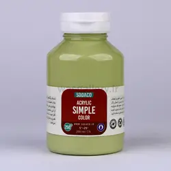 اکریلیک ساده 250 میل سبز سدری 