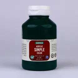 اکریلیک ساده 250 میل سبز سیر 