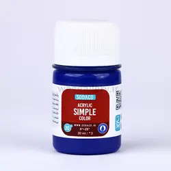 اکریلیک ساده 30 میل آبی 