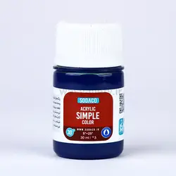 اکریلیک ساده 30 میل سورمه ای