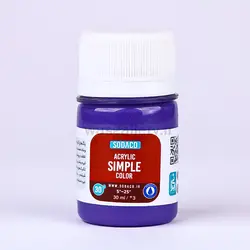 اکریلیک ساده 30 میل بنفش وینزور 