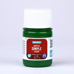 اکریلیک ساده 30 میل سبز 