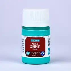 اکریلیک ساده 30 میل ویردین