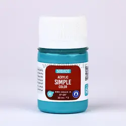 اکریلیک ساده 30 میل فیروزه ای 