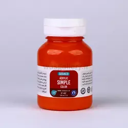 اکریلیک ساده 125 میل نارنجی 