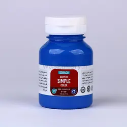 اکریلیک ساده 125 میل آبی سرولین