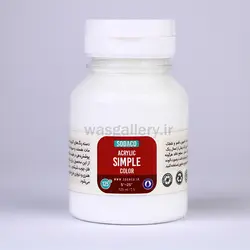 اکریلیک ساده 125 میل سفید