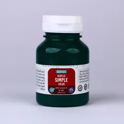 اکریلیک ساده 125 میل سبز سیر 