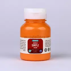 اکریلیک ساده 125 میل مرجانی 