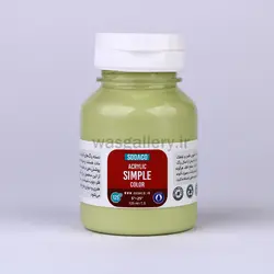 اکریلیک ساده 125 میل سبز سدری 