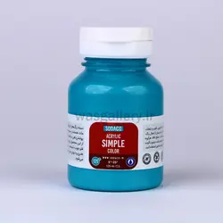 اکریلیک ساده 125 میل فیروزه ای 