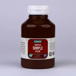 اکریلیک ساده 250 میل قهوه ای روشن 