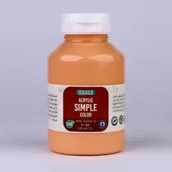 اکریلیک ساده 250 میل گلبهی 