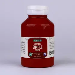 اکریلیک ساده 250 میل قرمز سیر 