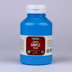 اکریلیک ساده 250 میل آبی روشن 