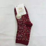 جوراب ساقدار گل دار زنانه