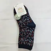 جوراب ساقدار گل دار زنانه
