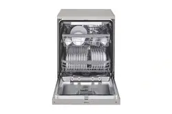 ماشین ظرفشویی الجی 14 نفره مدل 425 رنگ نقره‌ای DFB425FP