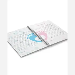 آلبوم خاطرات کودکی و بارداری طرح یونیکرن صورتی سیسمونی نوزاد