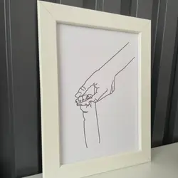 تابلو مچبند بیمارستان نوزاد و مادر .سیسمونی 