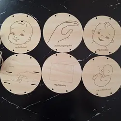 دیسک چوبی بند بیمارستان نوزاد و مادر باردار