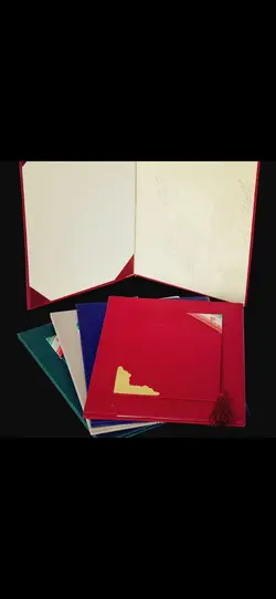 جلد لوح تقدیر منگوله بسته های ۶ عددی