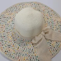 کلاه حصیری زنانه ، کلاه ساحلی ، کلاه ساحلی زنانه کلاه حصیری دخترانه کلاه ساحلی دخترانه