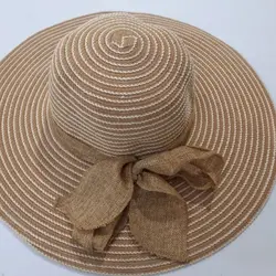 کلاه حصیری زنانه ، کلاه ساحلی ، کلاه ساحلی زنانه کلاه حصیری دخترانه کلاه ساحلی دخترانه