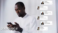 دانلود پروژه آماده افتر افکت: الگوی ساخت انیمیشن چت Text Message