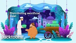دانلود پروژه افتر افکت تیزر تبریک عید قربان به همراه آموزش ویدئویی Eid Al Adha Mubarak