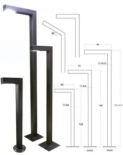 پایه روشنایی پارکی مدرن STK_P03