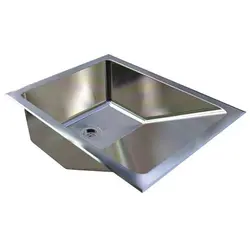 سینک نوزاد استیل پایه دار - کد MHT16-2